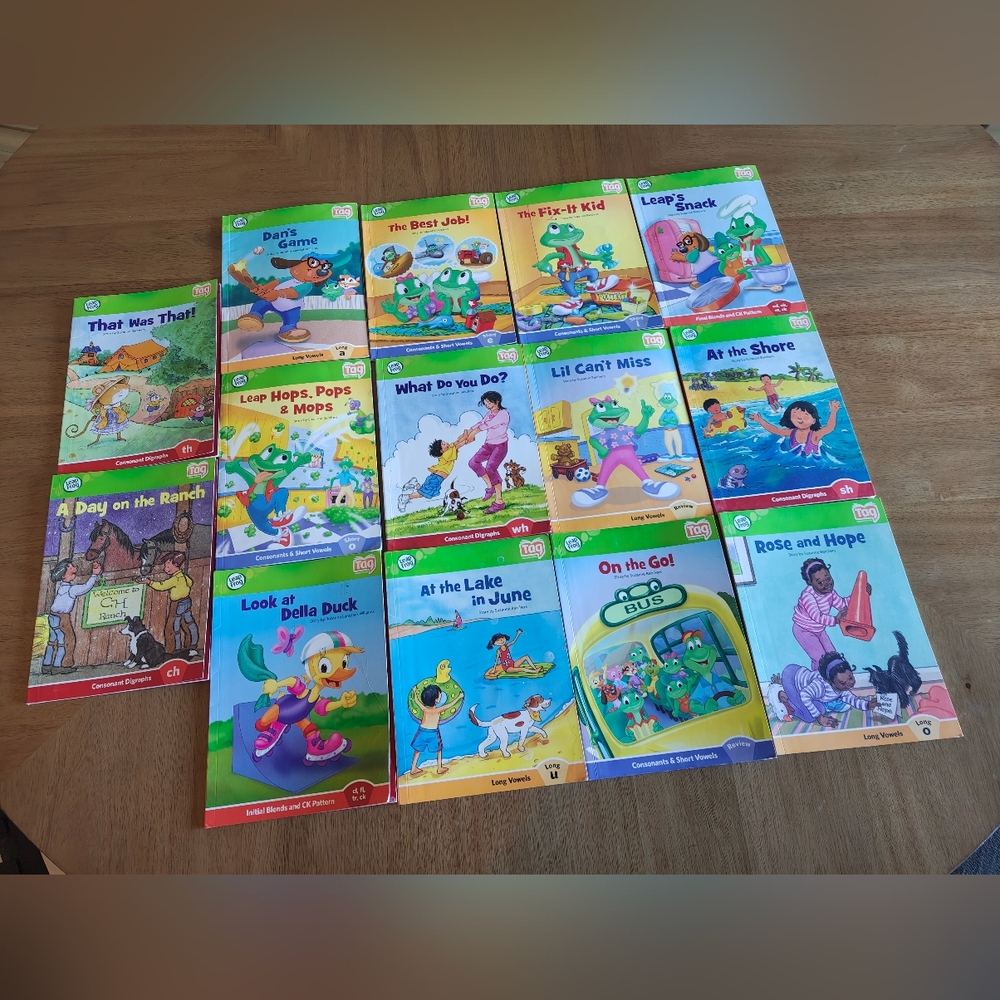 Leapfrog TAG Learning Books